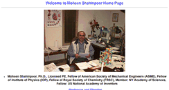 Desktop Screenshot of mohsenshahinpoor.org